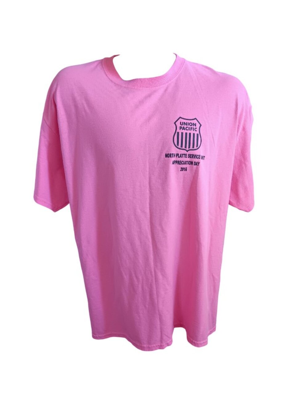 Union Pacific UPRR Men's XL T-shirt North Platte Service Unit Appreciation Day
